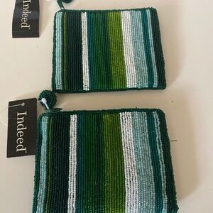 Change purse beaded NWT